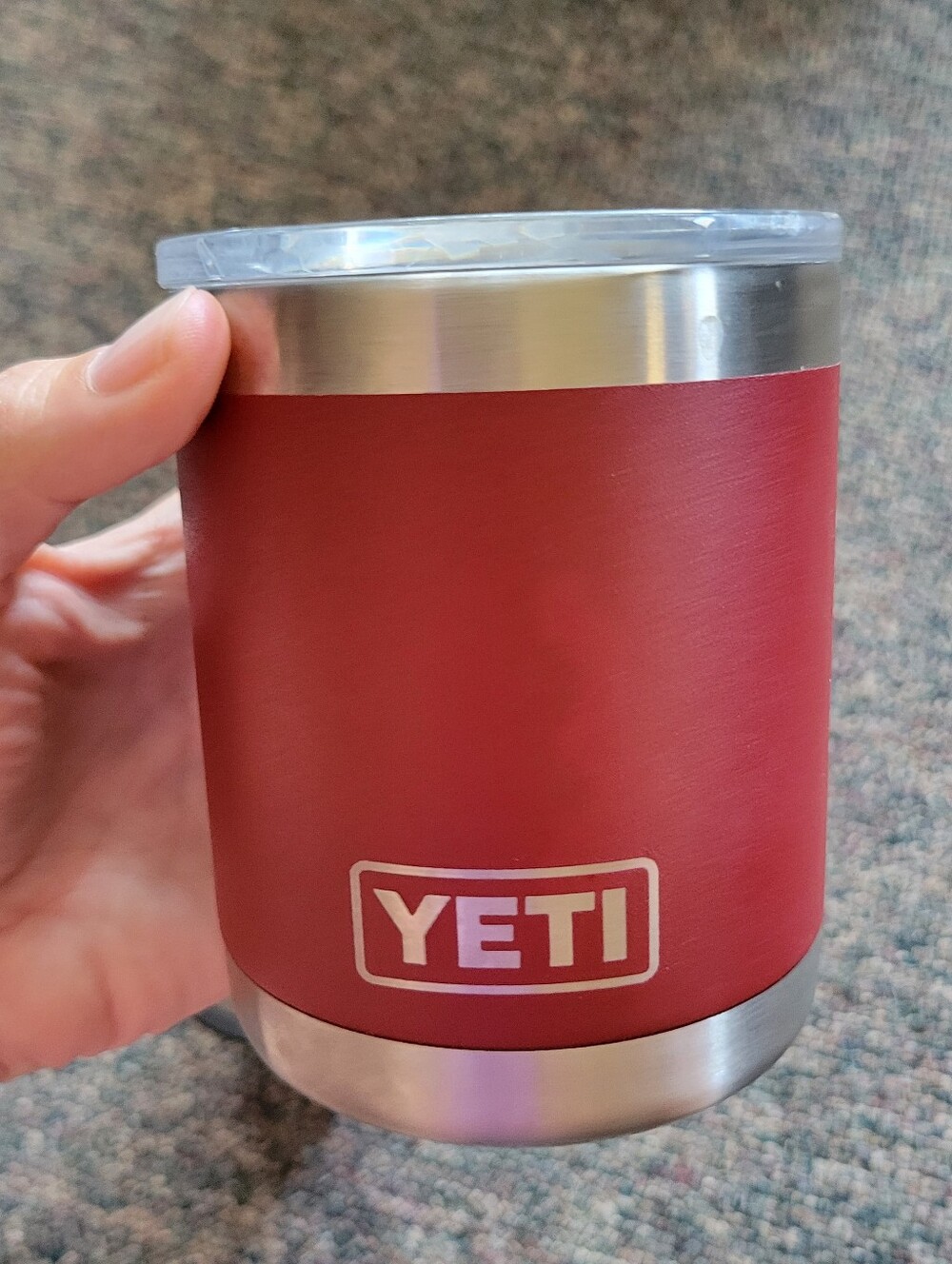 YETI Rambler Colster Can Insulator And red YETI Rambler 10 oz Lowball Set - Picture 7 of 12